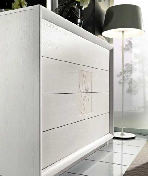 Artemide Frassino Bianco - composizione 41 ante legno
